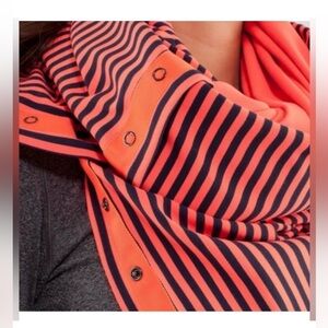 Lululemon Vinyasa Scarf - Classic Stripe Light Flare Inkwell